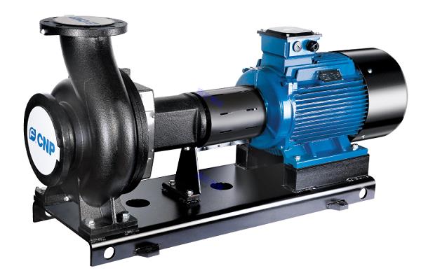 非自吸單級臥式端吸離心泵，軸向入口和徑向出口，采用后拉式結(jié)構(gòu)，維修無須拆除泵體及管路。